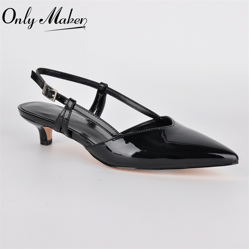 Kitten Heel Women - Onlymaker Donna Punta a punta Slingback