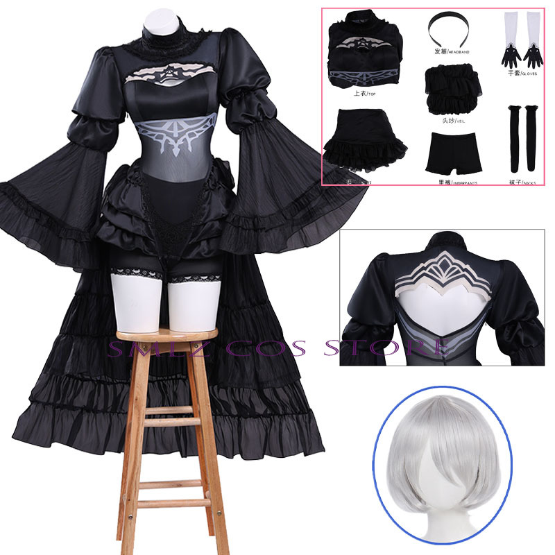 Women'S Formal Wear To A Wedding - Anime N. Costume Cosplay 2B del