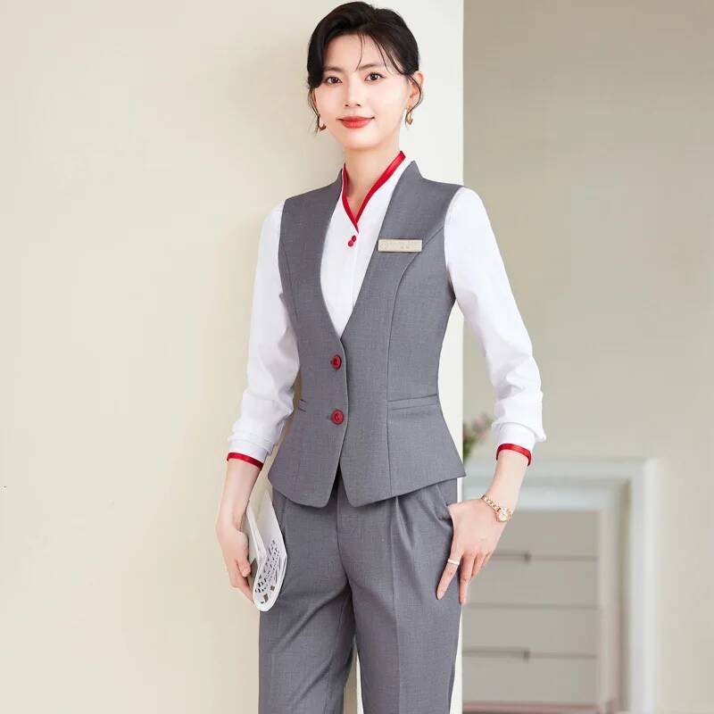 Women'S Elegant Formal Wear - Tailleur pantalone formale taglie forti 5XL