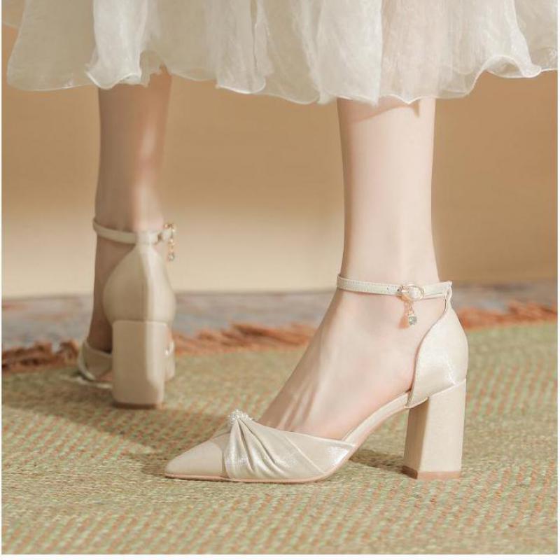 Women'S Formal Wear To A Wedding - Taglia 30-44 tacco grosso punta a