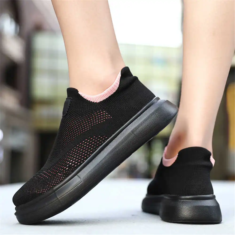 Elderly Women Formal Wear - Calze con plateau scarpe marroni per