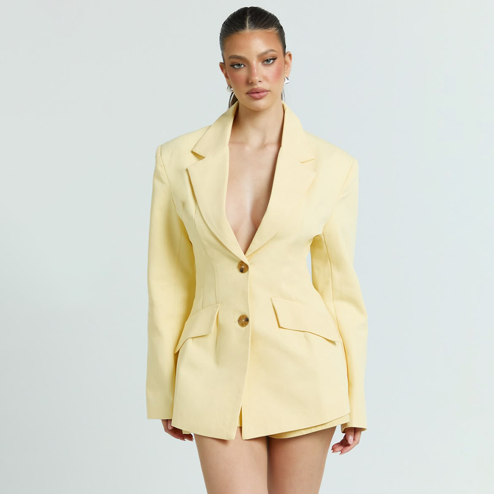 Completo da Donna Giallo Chiar - Women'S Elegant Formal Wear recensione e prezzo