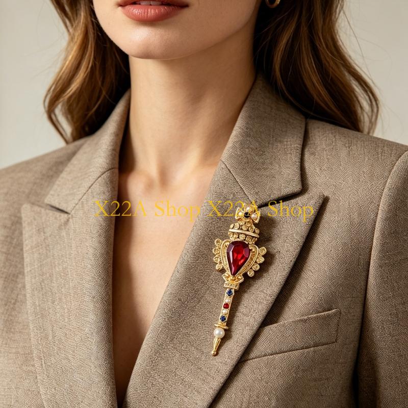 Spilla con bacchetta retrò con - Formal Wear Jewelry For Women recensione e prezzo