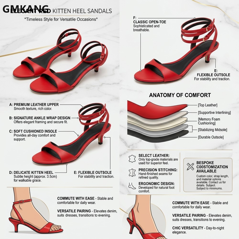 Sandali da donna GMKANG con ta - Kitten Heel Women recensione e prezzo