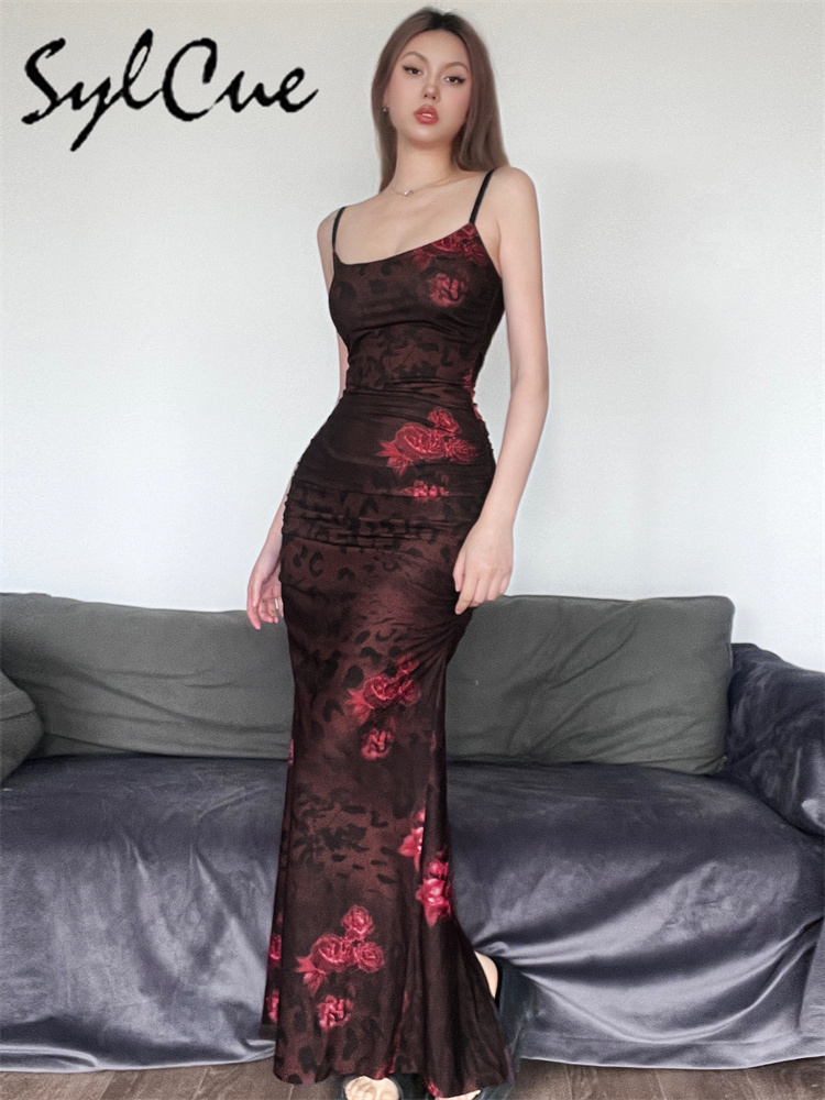 Sylcue Rosso Stampato Design S - Women'S Red Formal Wear recensione e prezzo