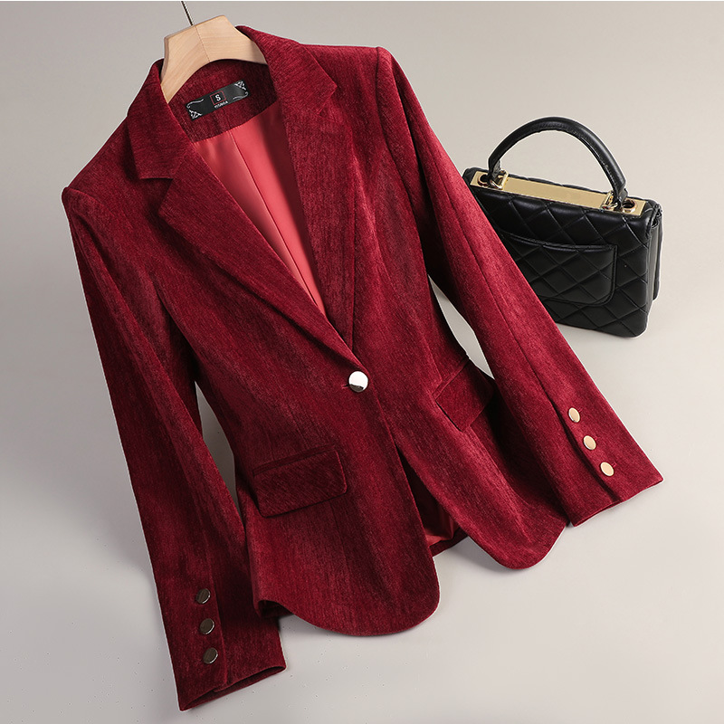 Blazer in Velluto Giallo Oro p - Women Formal Wear Coat recensione e prezzo