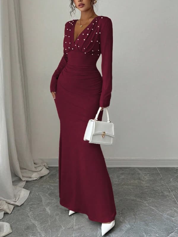 Krismile Donna 2026 Abito da s - Women'S Red Formal Wear recensione e prezzo